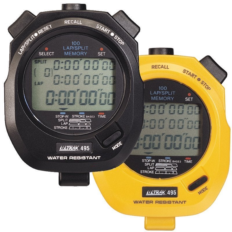 Ultrak 495 100 Lap Memory Stopwatch Swim Row Stroke Frequency